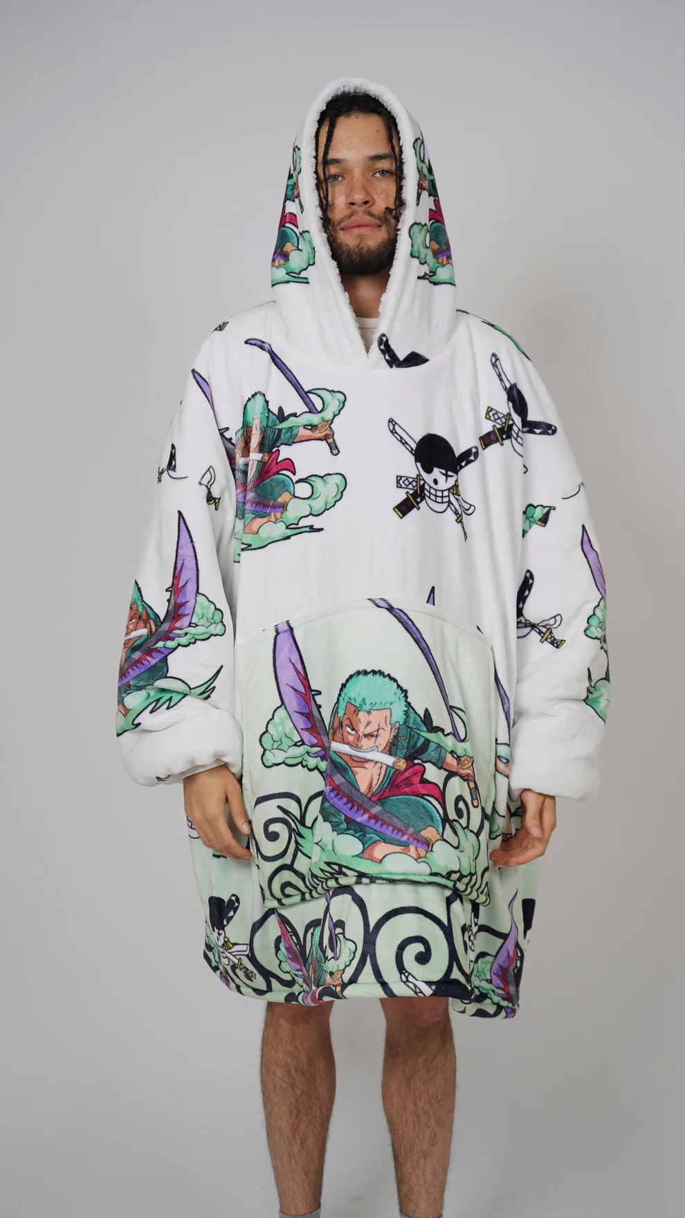 One Piece Zoro Oversized Blanket Hoodie