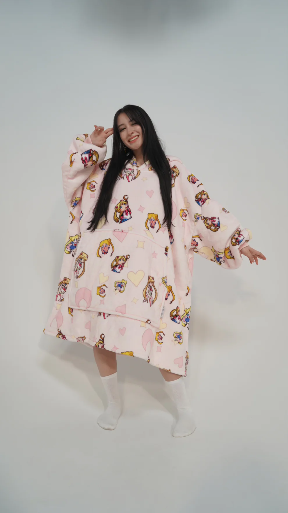 One Piece Sailor Oversized Blanket Hoodie