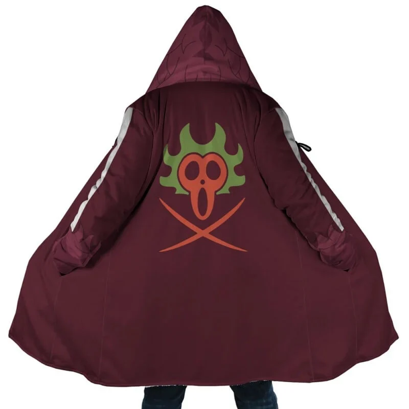 One Piece Barutoromeo Hooded Cloak Coat