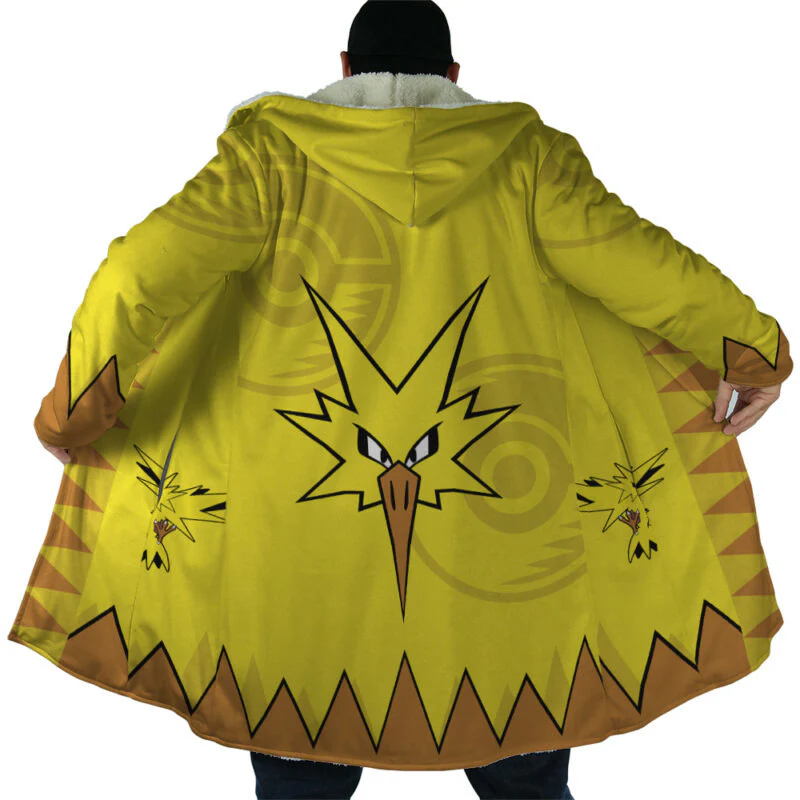 Digimon Zapdos Hooded Cloak Coat