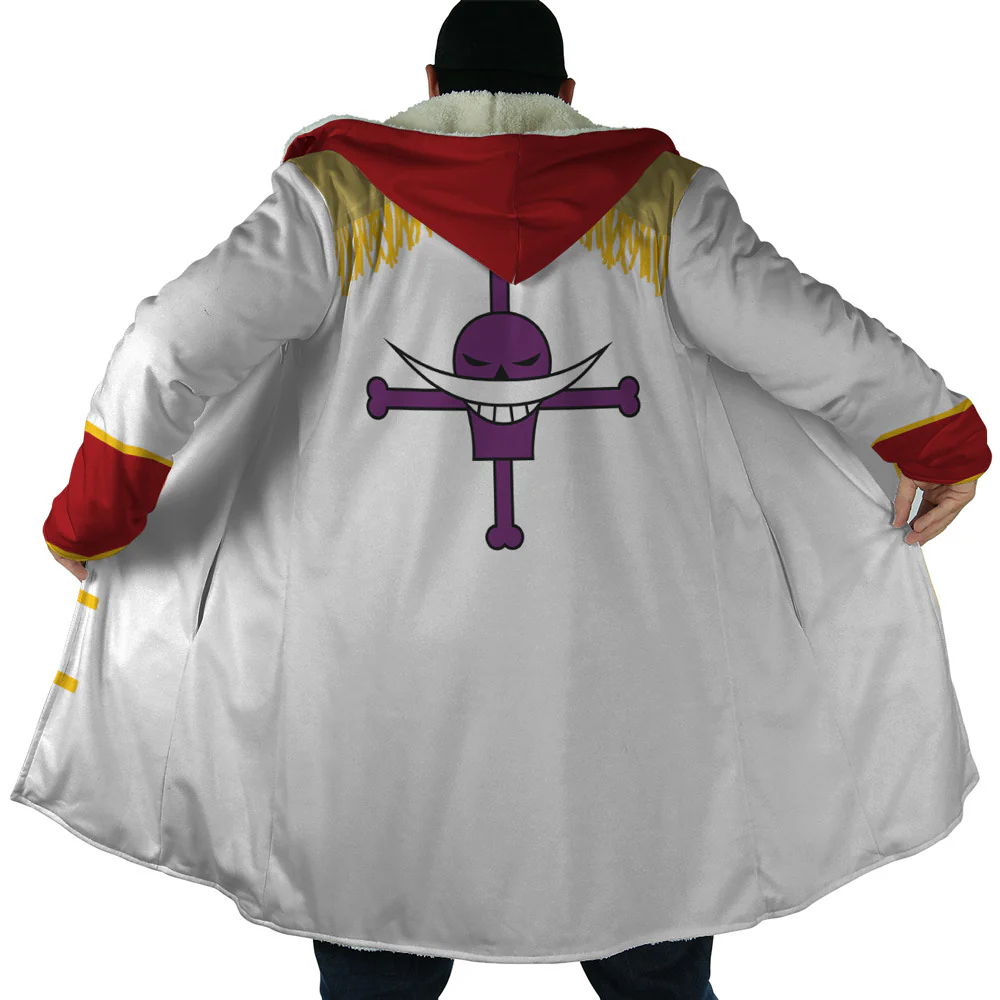 One Piece Whitebeard Hooded Cloak Coat