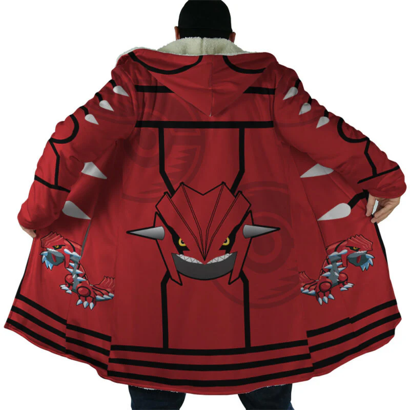 Digimon Groudon Hooded Cloak Coat