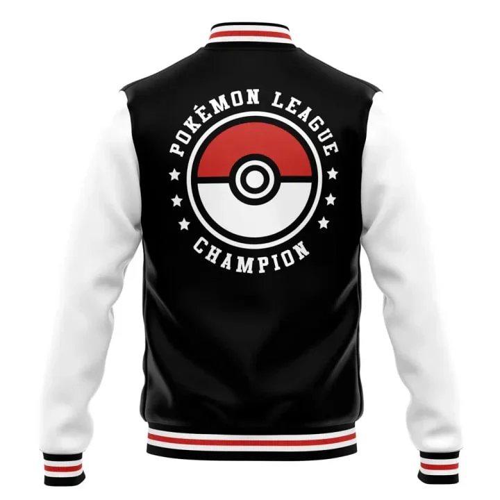 Digimon Bulbasur Varsity Baseball Jacket
