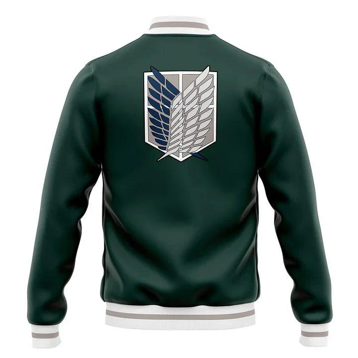 Attack on Titan Emblem Baseball Varsity Jacket