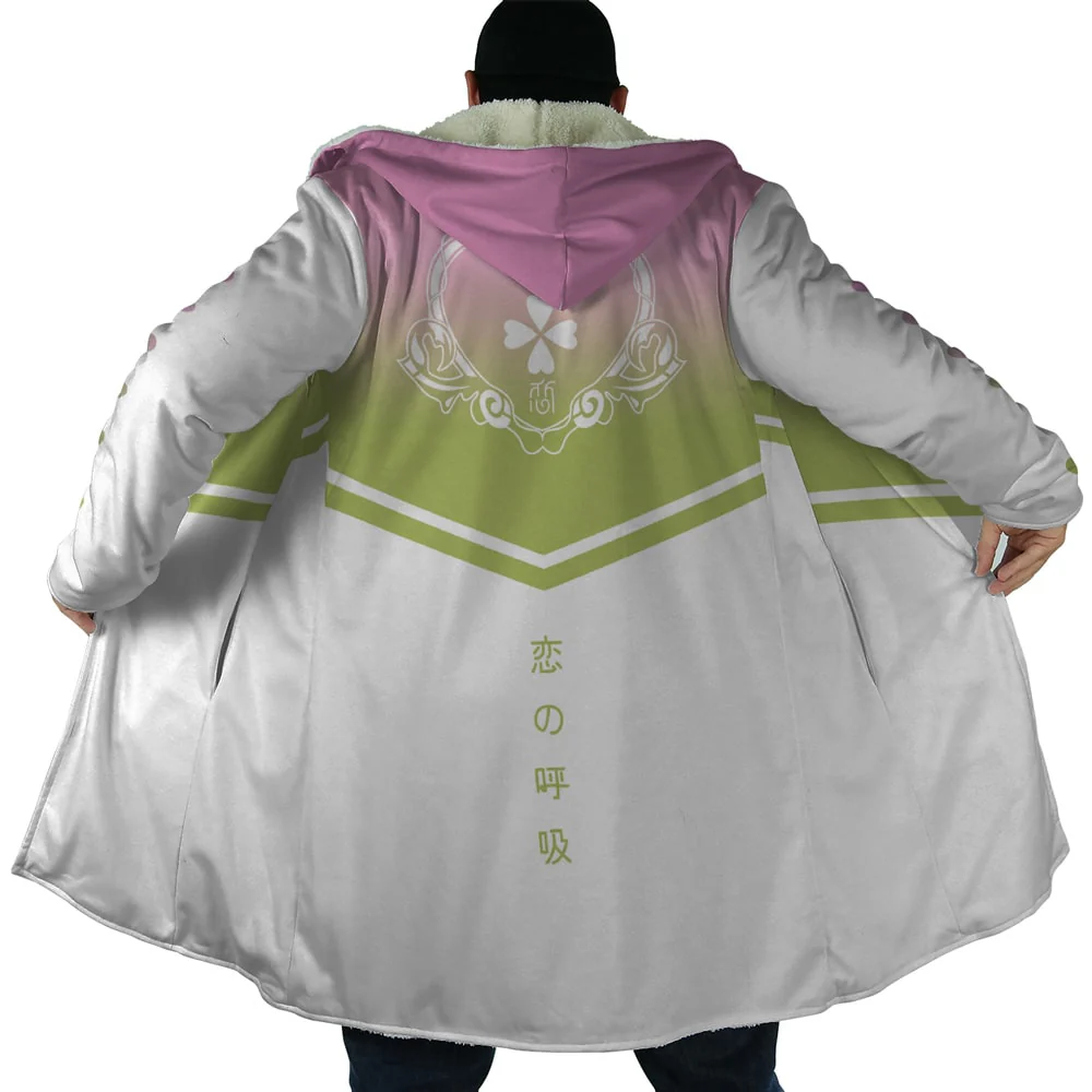 Demon Slayer Love Pillar Hooded Cloak Coat