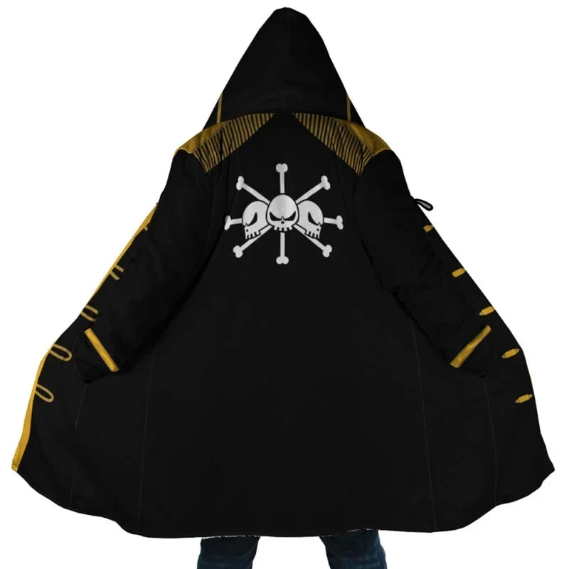 One Piece Blackbeard Hooded Cloak Coat