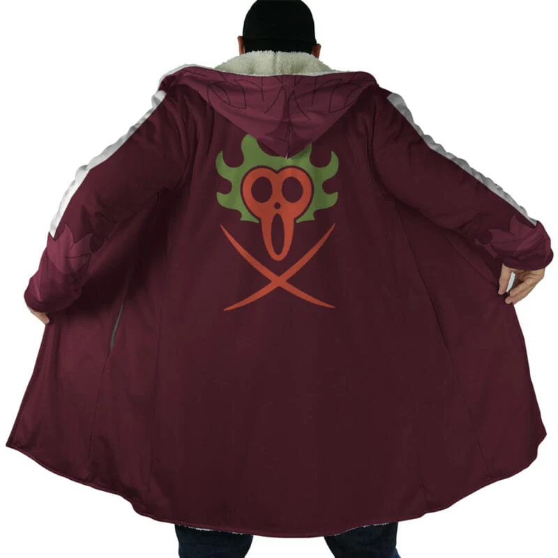 One Piece Barutoromeo Hooded Cloak Coat