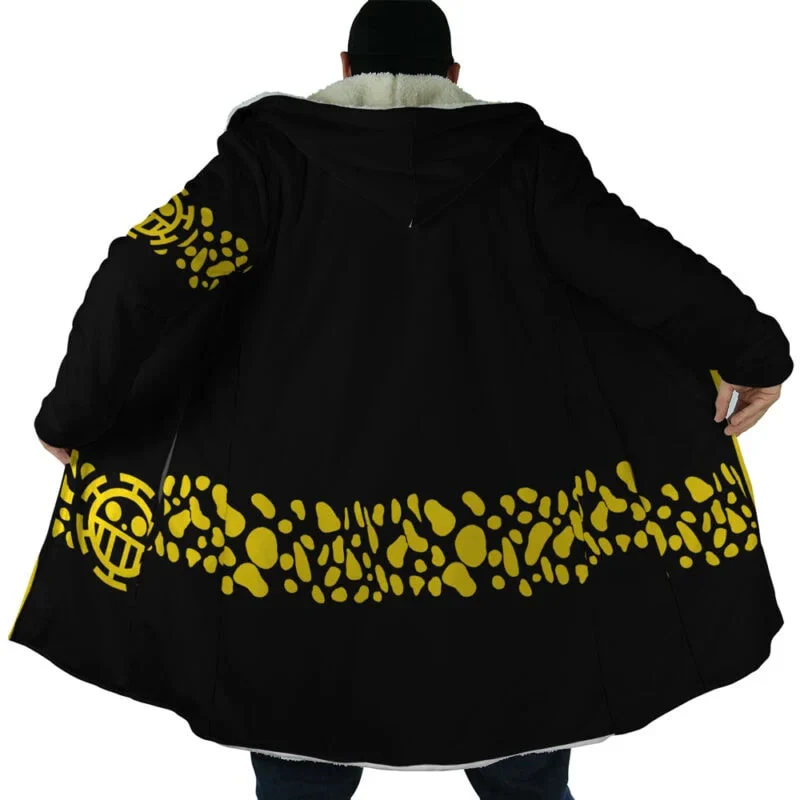 One Piece Law Classic Pirates Hooded Dream Cloak Coat