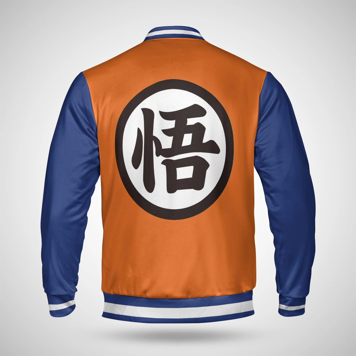 Dragon Ball Kanji Go Baseball Varsity Jacket