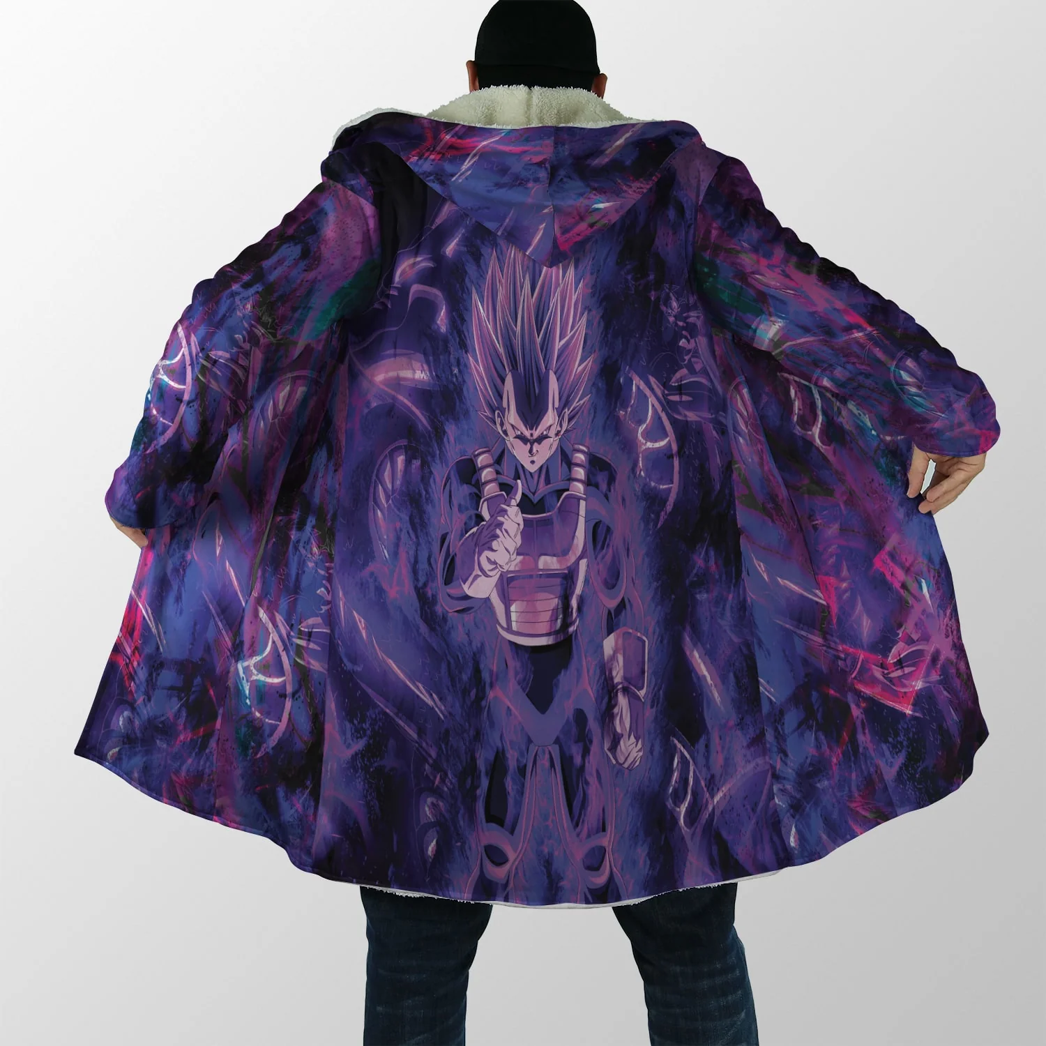 Dragon Ball Ultra Ego Vegeta Super Hooded Cloak Coat