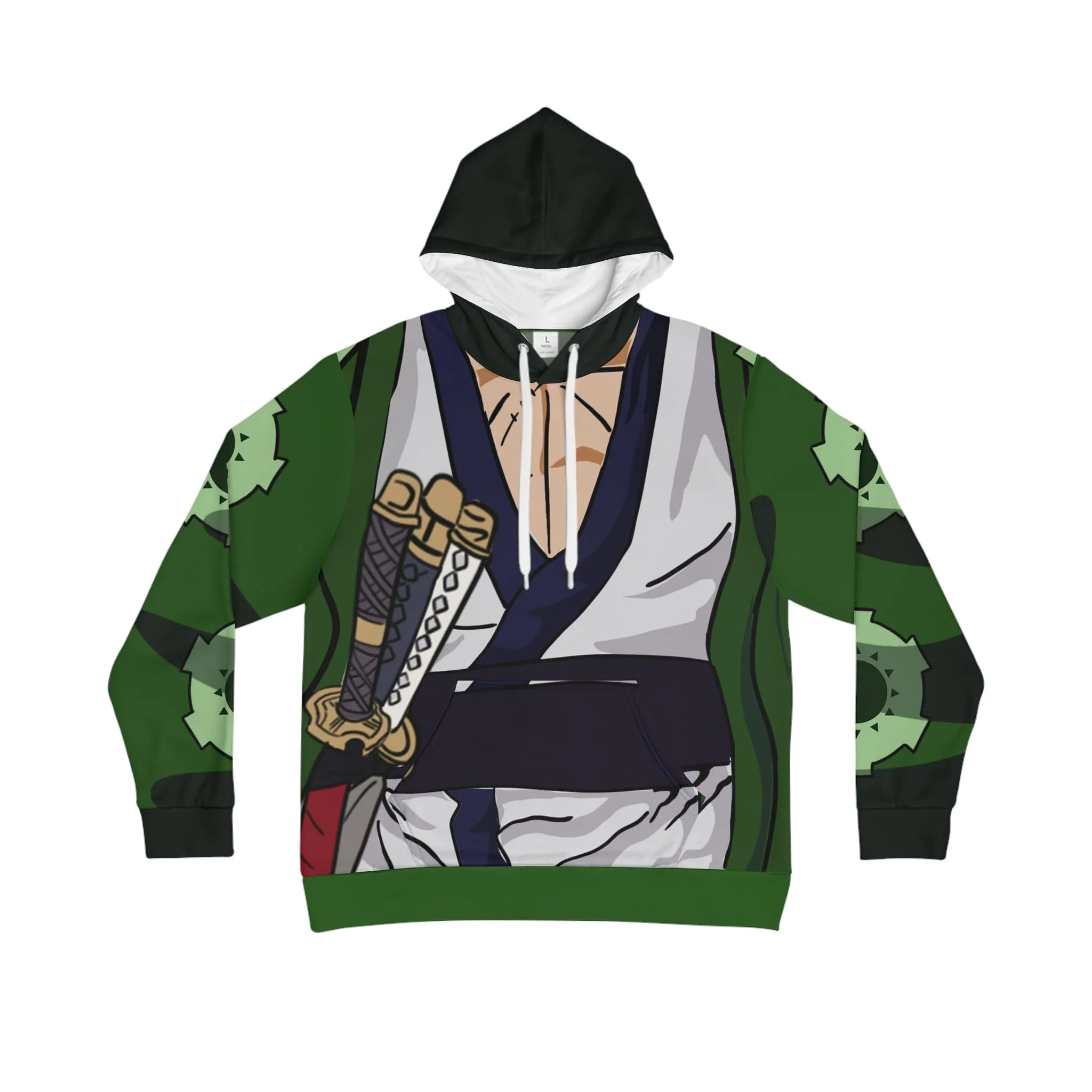 One Piece Zoro Wano Cosplay Pullover Hoodie