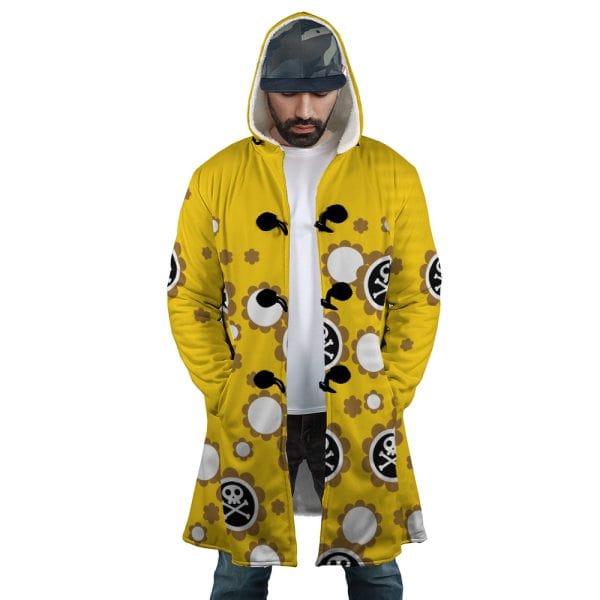 One Piece Jinbe Hooded Cloak Coat