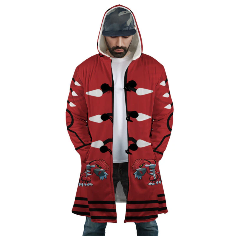 Digimon Groudon Hooded Cloak Coat