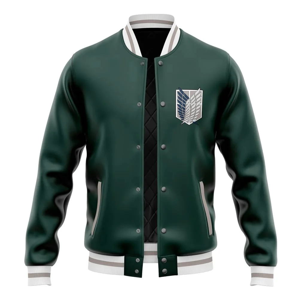 Attack on Titan Emblem Baseball Varsity Jacket
