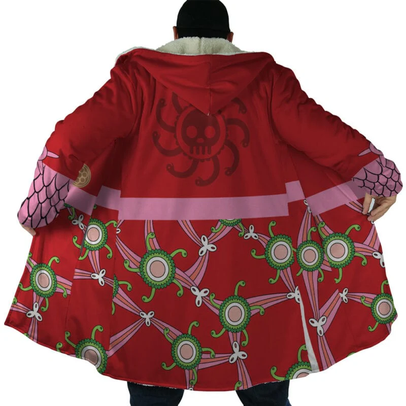 One Piece Amazon Lily Queen Hooded Cloak Coat