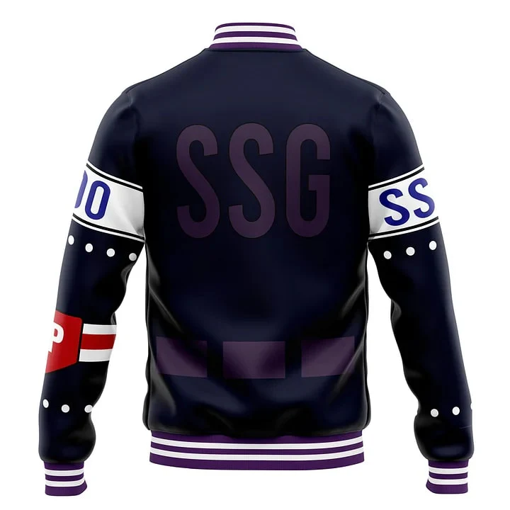 One Piece Robin Egghead Varsity Baseball Jacket