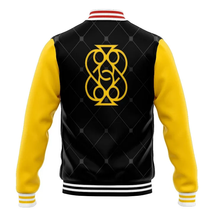 Finn Oldman High Card Varsity Baseball Jacket