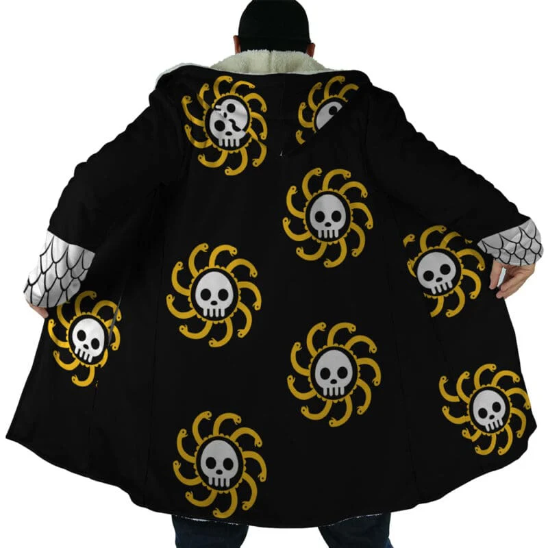 One Piece Boa Cidre Guild Hooded Cloak Coat