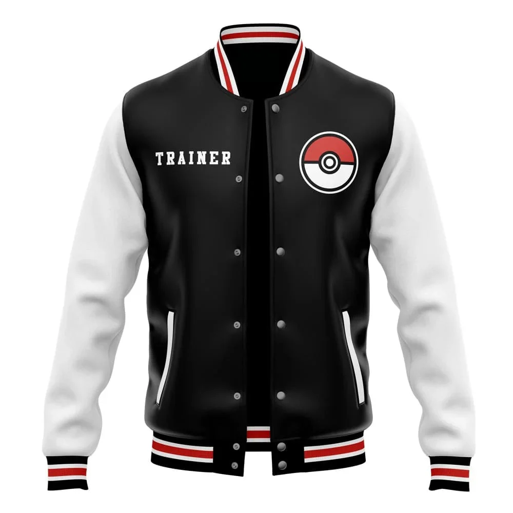 Digimon Bulbasur Varsity Baseball Jacket