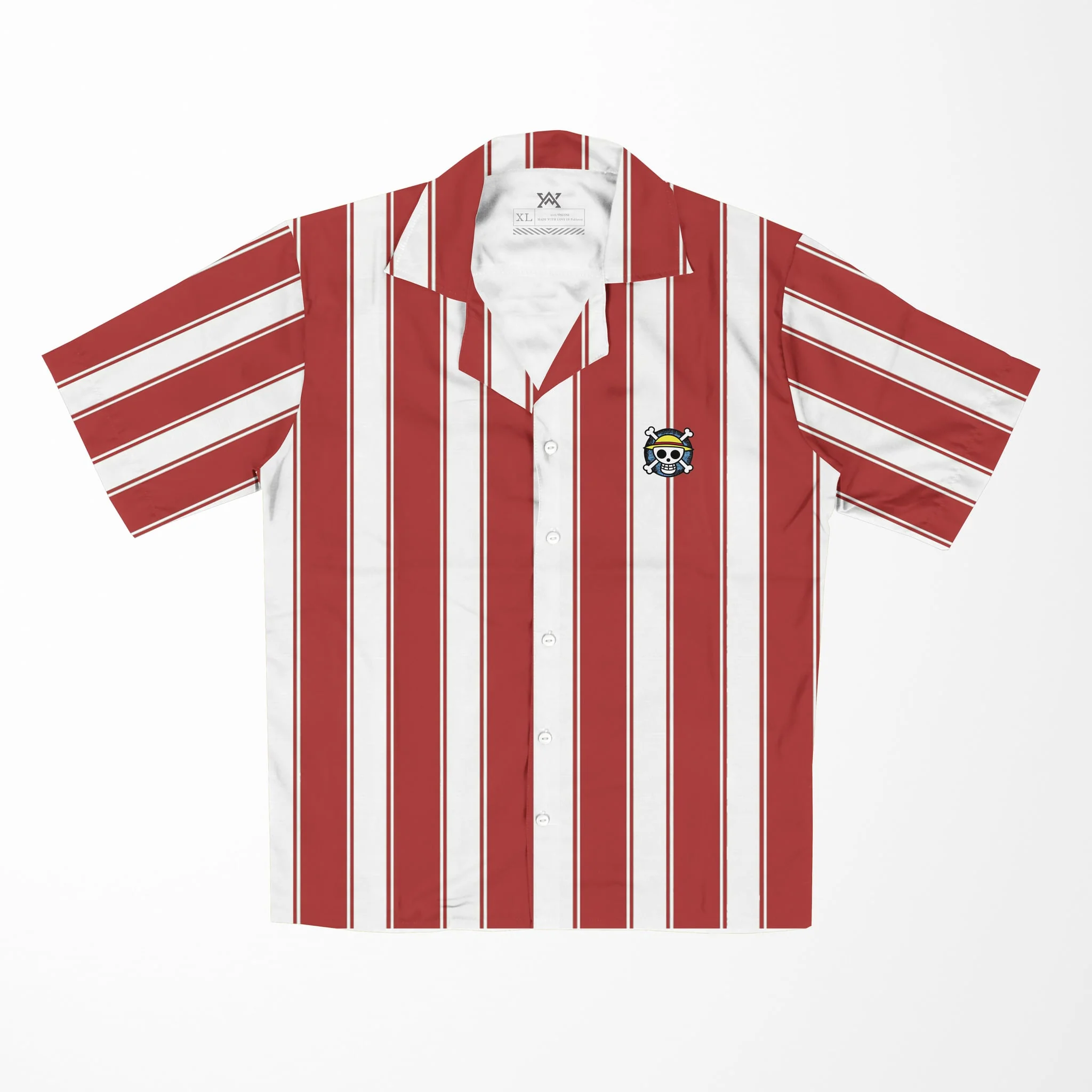 One Piece Luffy Cidre Hawaiian Short Sleeved Shirt