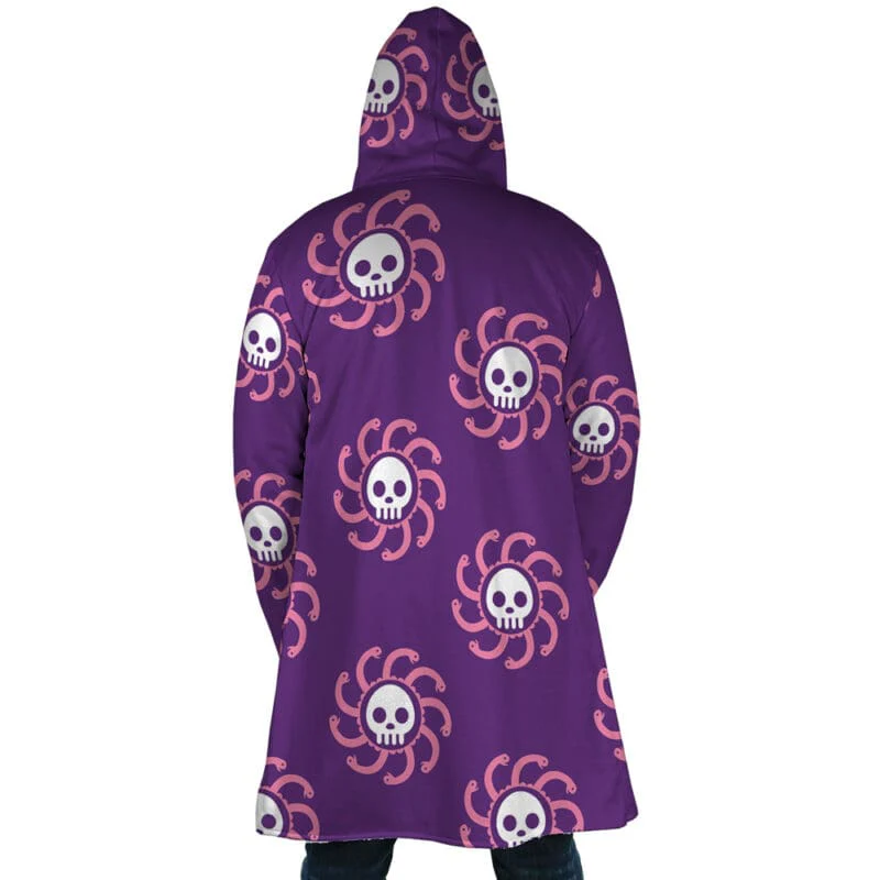 One Piece Boa Amazon Lily Hooded Cloak Coat