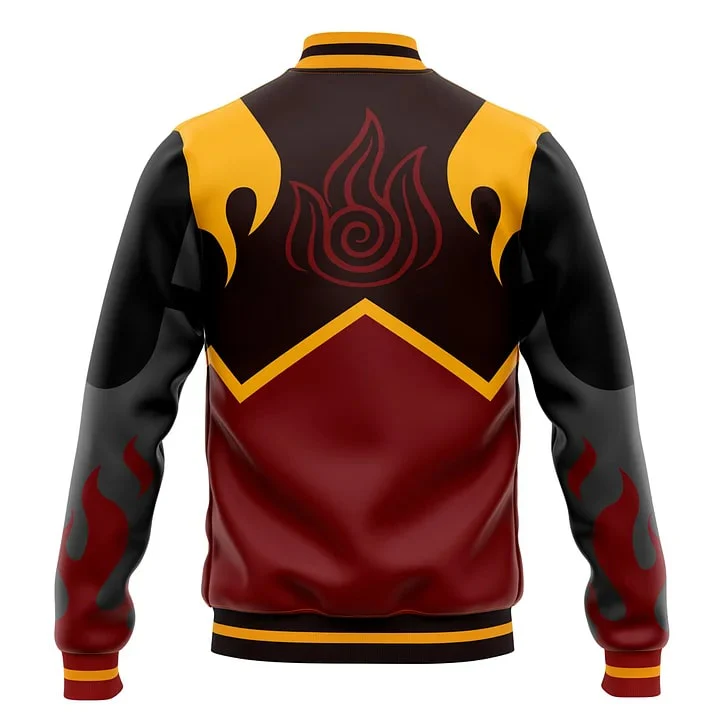 Avatar Fire Clan Varsity Baseball Jacket