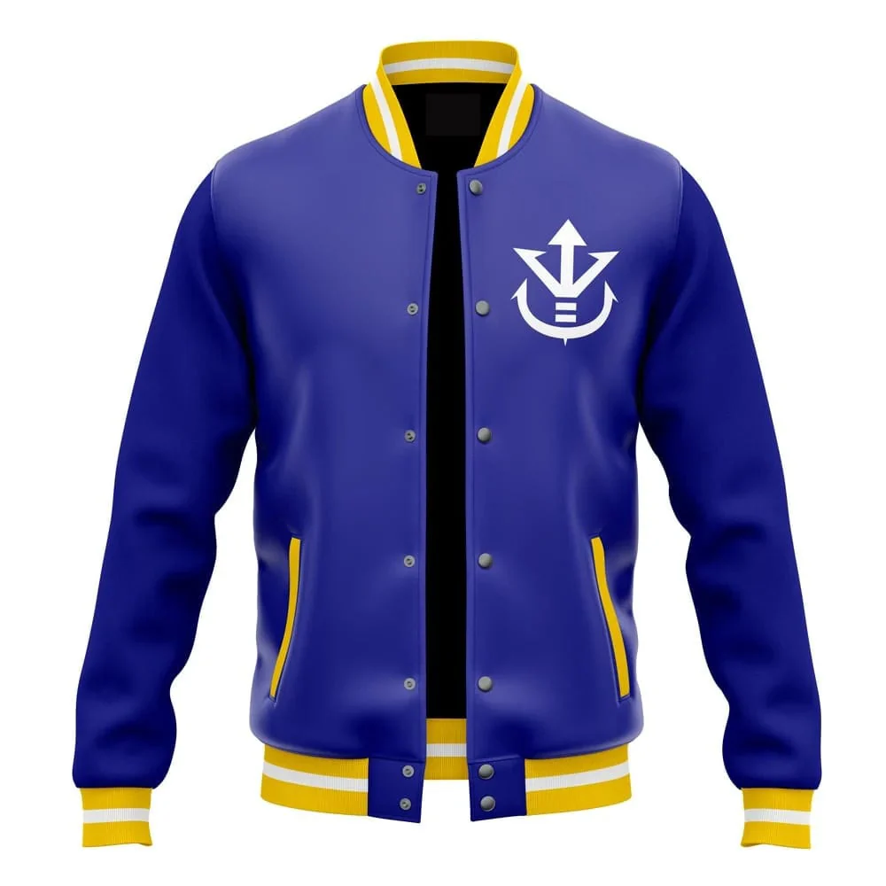 Dragon Ball Vegeta Baseball Varsity Jacket