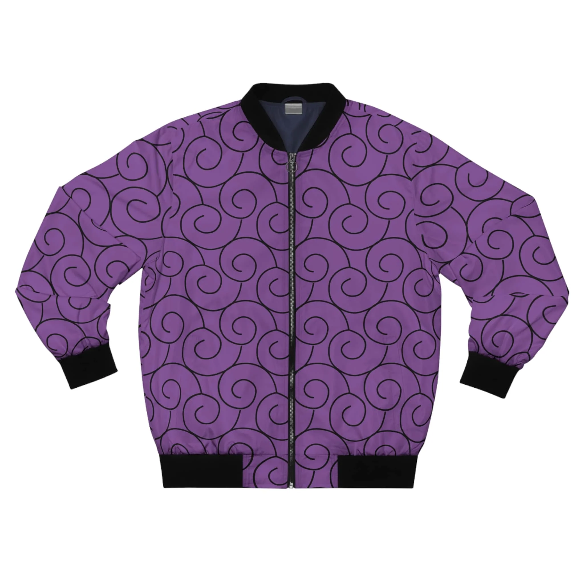 One Piece Devil Fruit Pattern Bomber Jacket