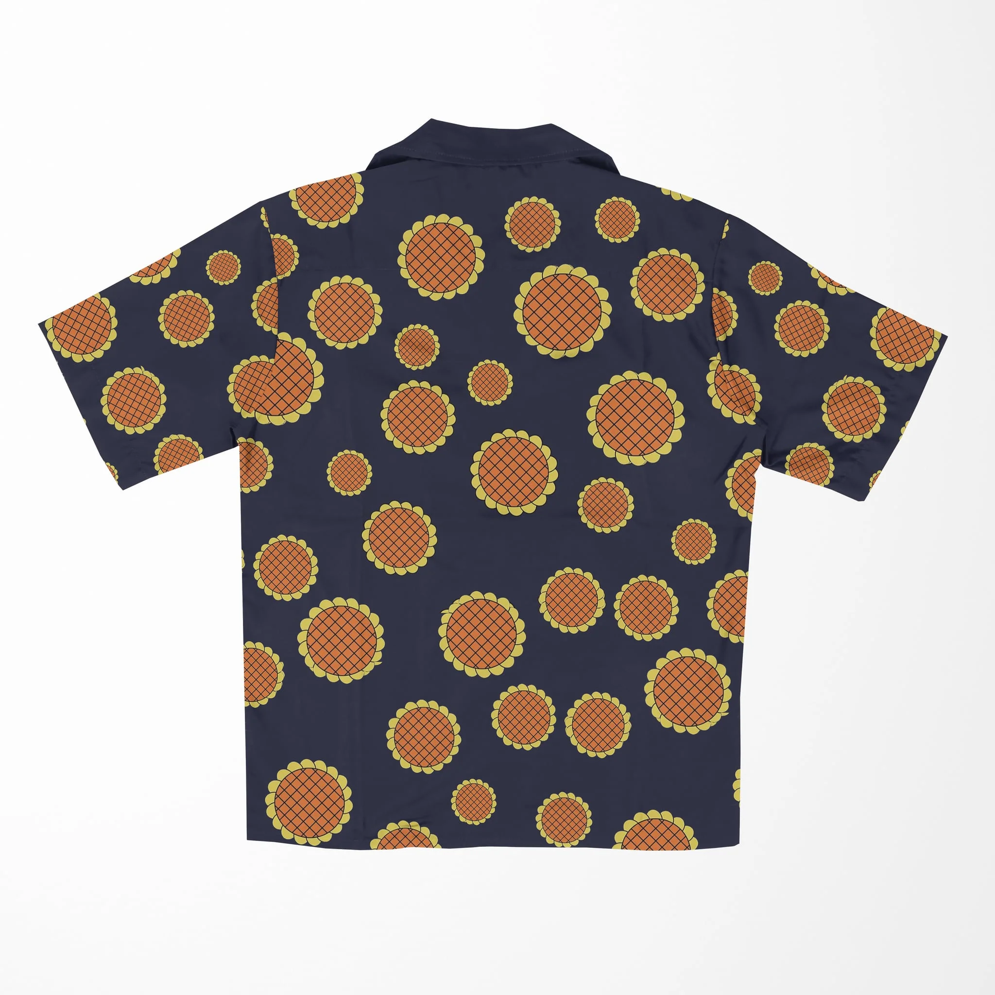 One Piece Luffy Dressrosa Classic Button Up Hawaiian Short Sleeved Shirt