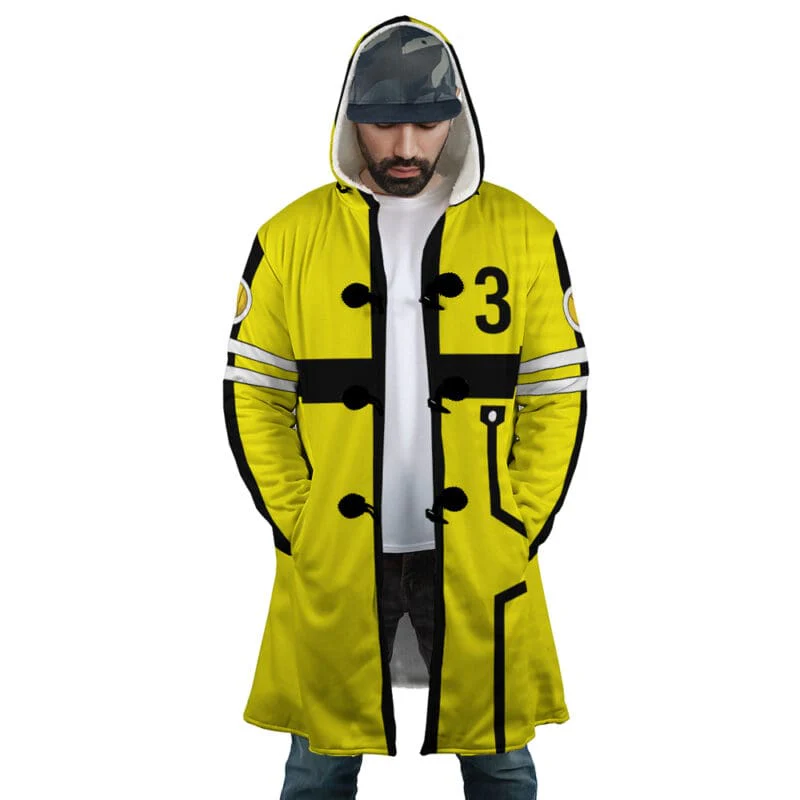 One Piece Brook Egghead Hooded Cloak Coat