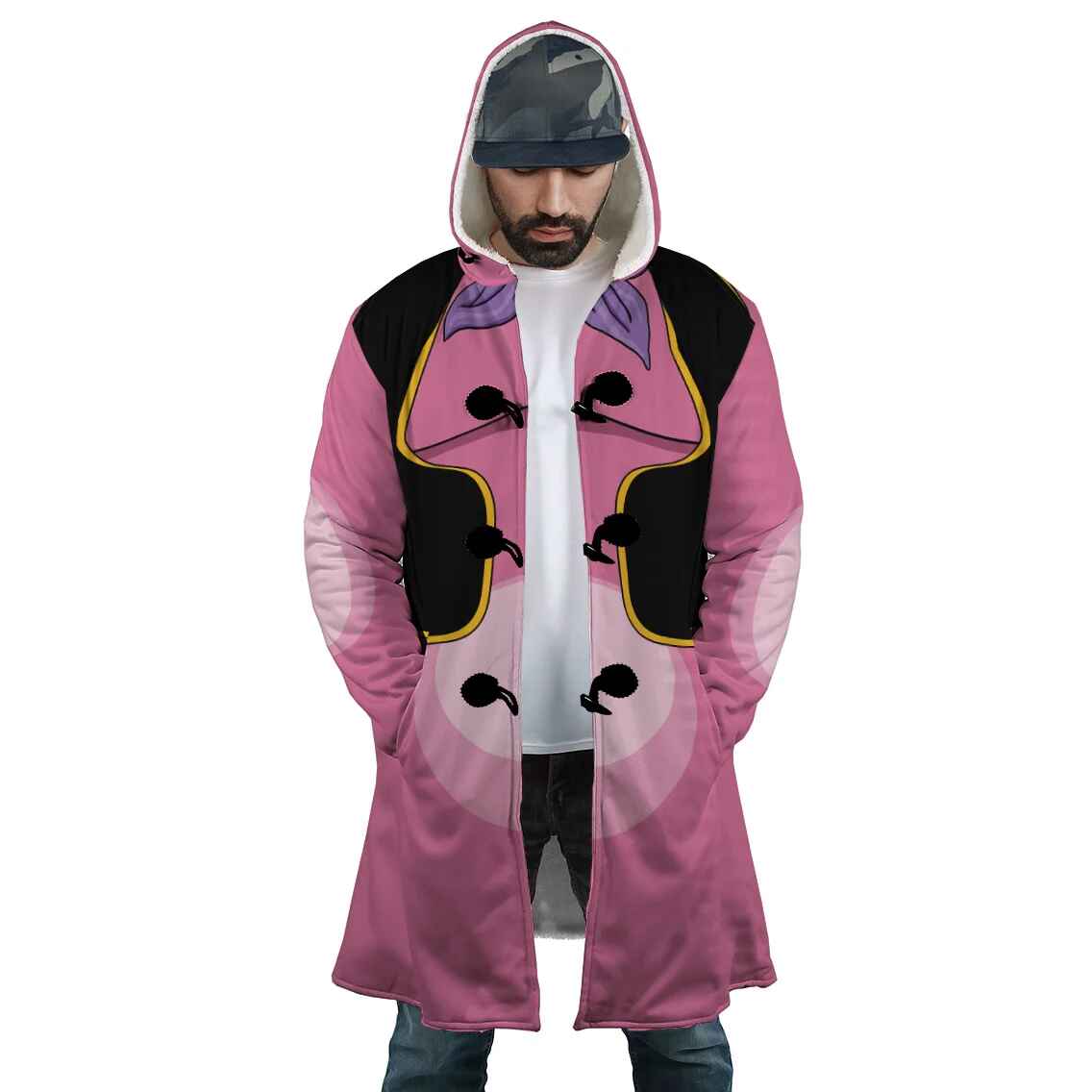 Dragon Ball Majin Buu Classic Hooded Cloak Coat