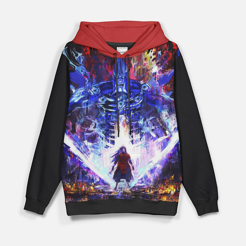 Naruto Madara Susanoo Fusion Pullover Hoodie