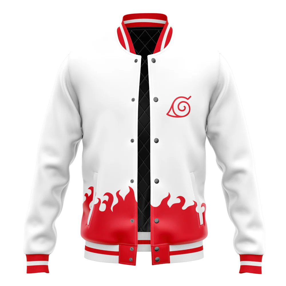 Naruto Fourth Fire Shadow Namikaze Baseball Jacket