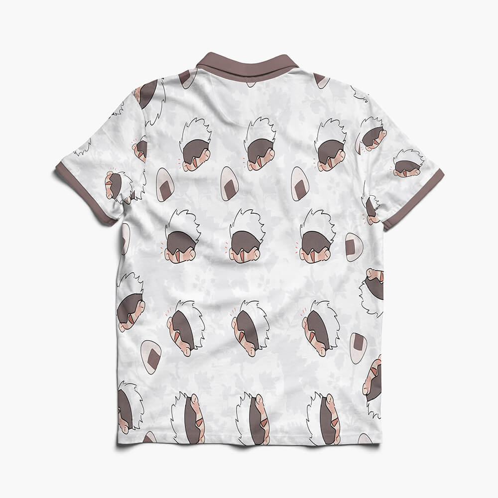 Jujutsu Kaisen Gojo All Over Chibi Polo Shirt