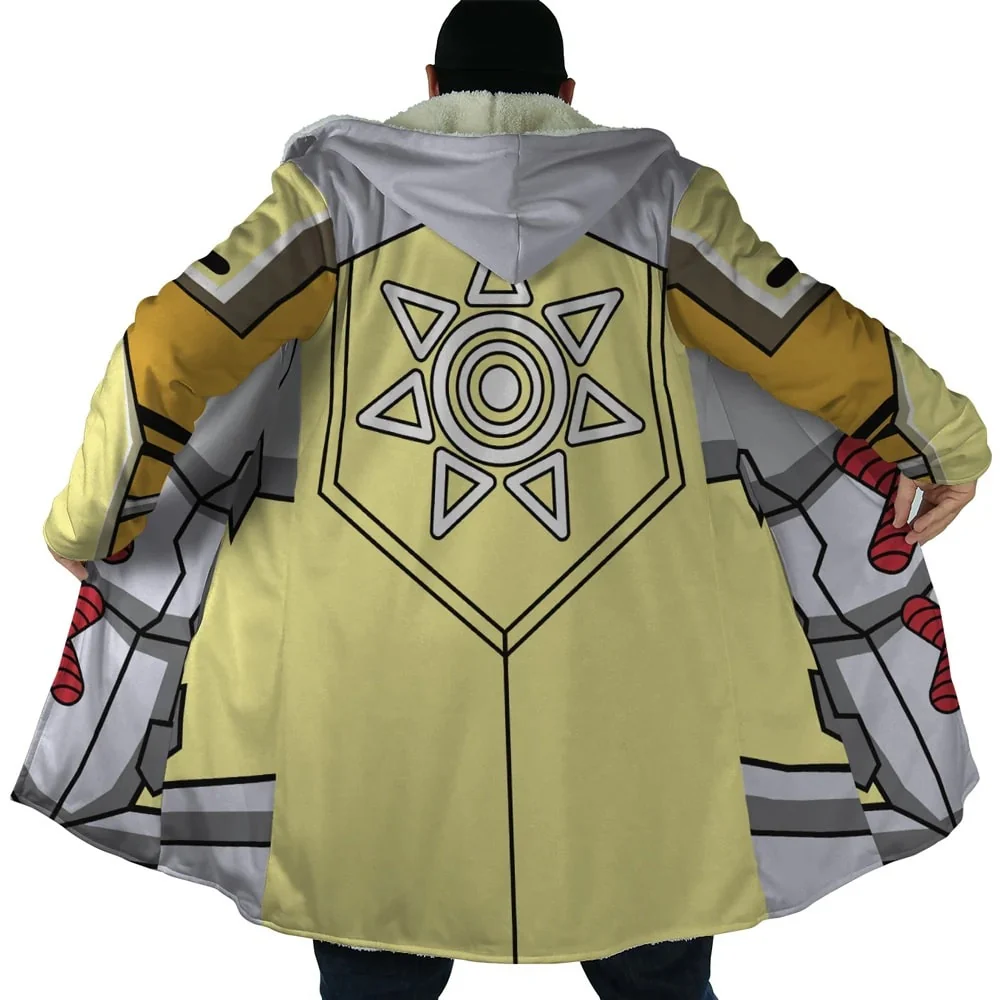 Dragon Ball Warrior Wargreymon Digimon Hooded Cloak Coat