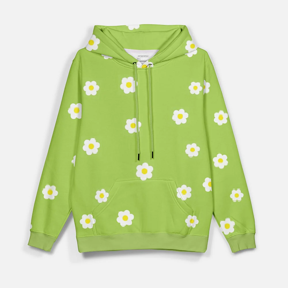 One Piece Koby's Floral Print Pullover Hoodie