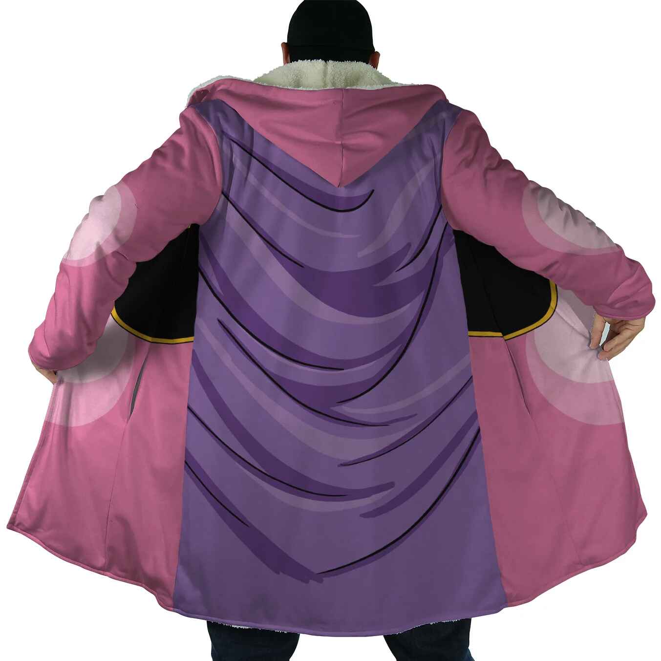 Dragon Ball Majin Buu Classic Hooded Cloak Coat