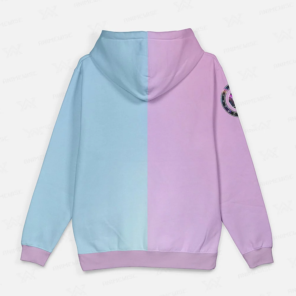 Arcane Jinx Was Here Color Overlap Pullover Hoodie