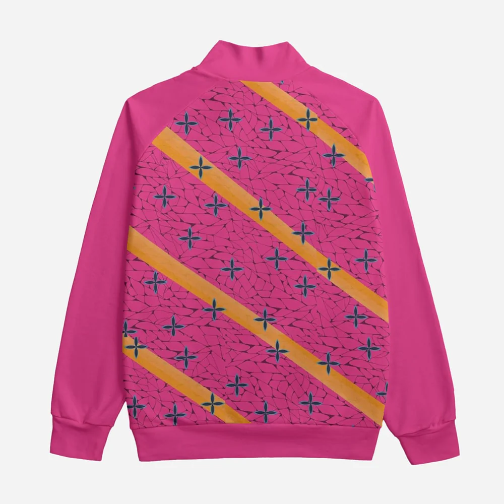 Demon Slayer Art Pattern Collar Up Jacket