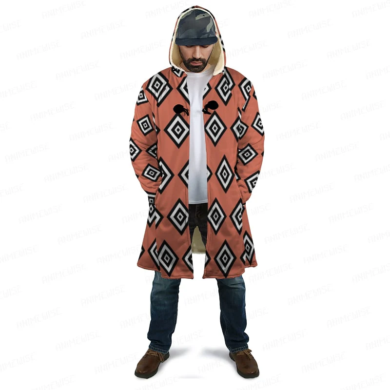 One Piece Jimbei Hooded Cloak Coat