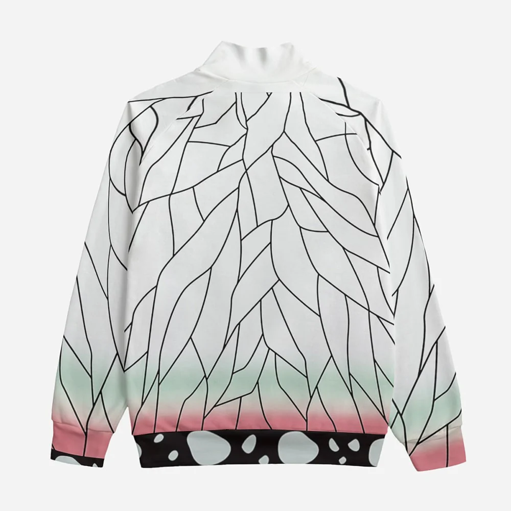 Demon Slayer Insect Pillar Pattern Collar Up Jacket