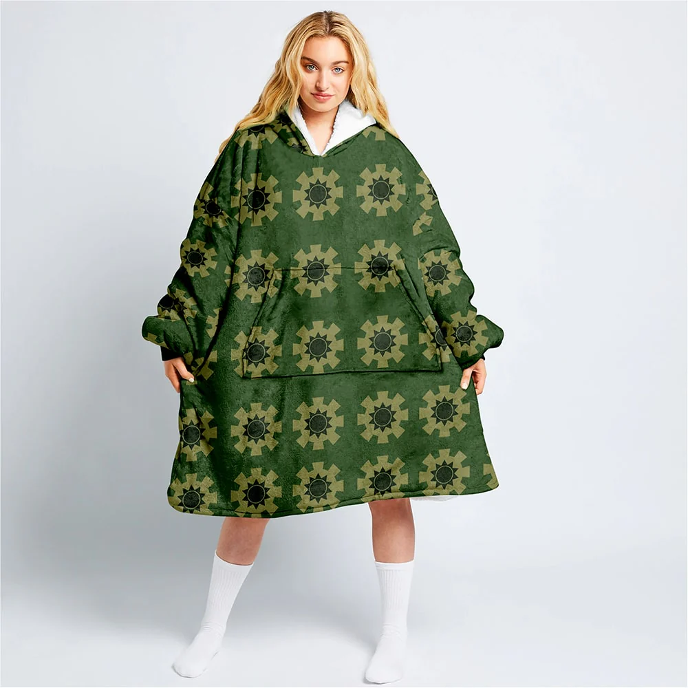 One Piece Zoro Kimono Pattern Blanket Hoodie