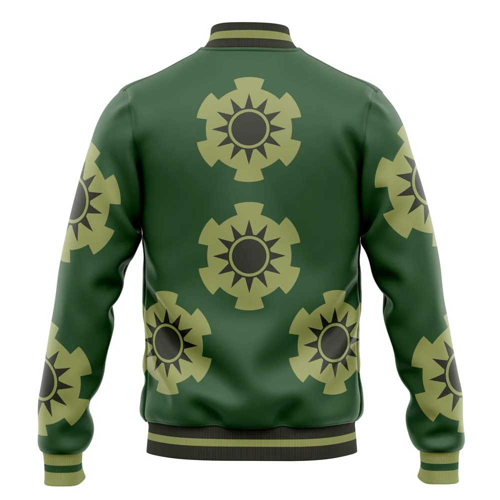 One Piece Zoro Wano Arc Fleece Baseball Jacket