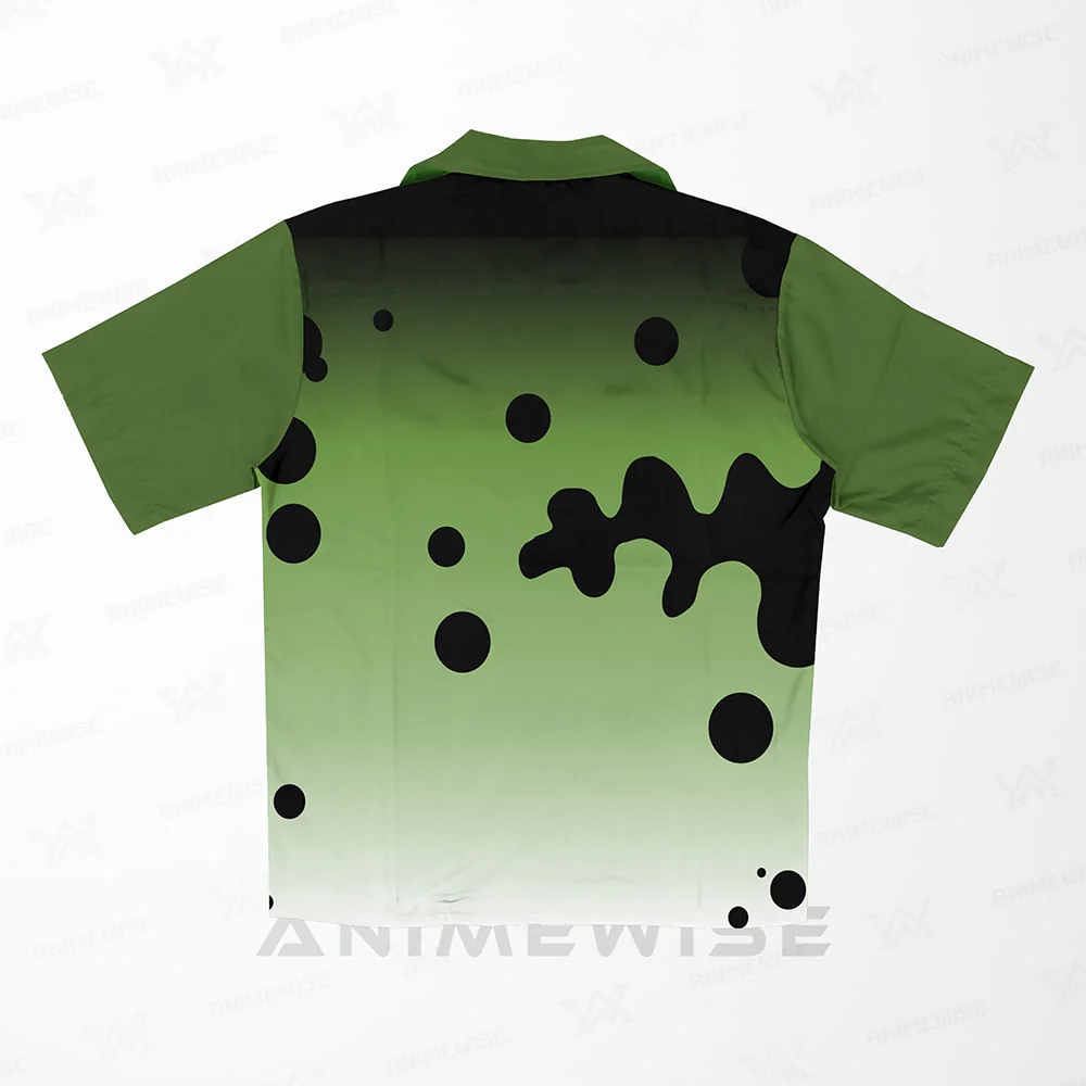 Demon Slayer Upper Rank Six Pattern Hawaiian Short Sleeved Shirt