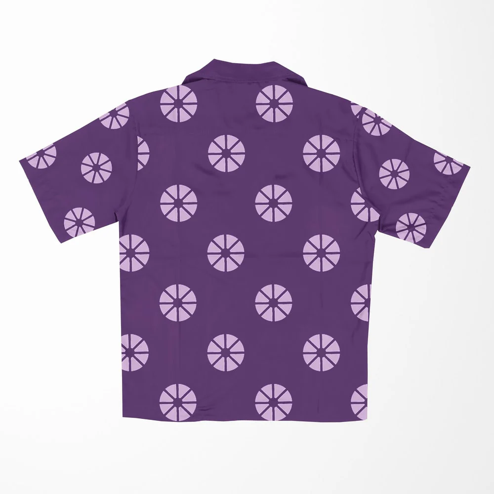 One Piece Franky Sabaody Pattern Hawaiian Short Sleeved Shirt