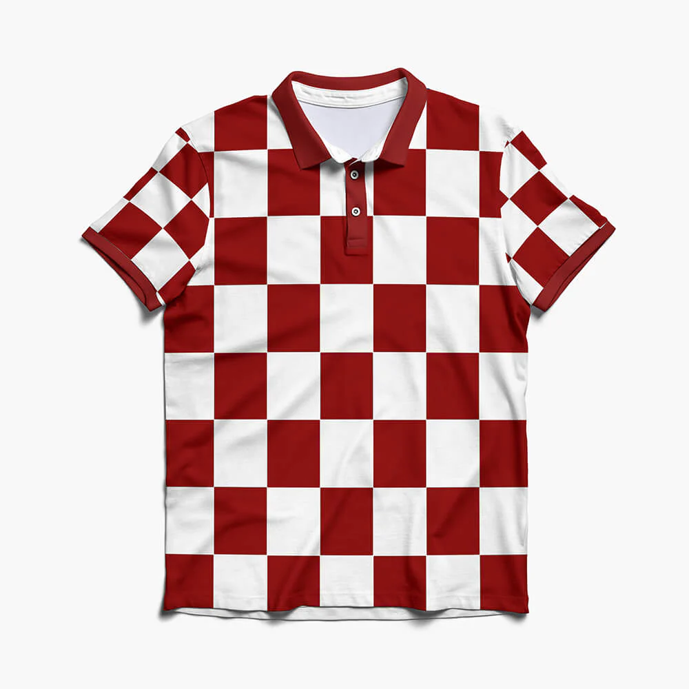 Demon Slayer Erabareshi Oni Haori Pattern Polo Shirt