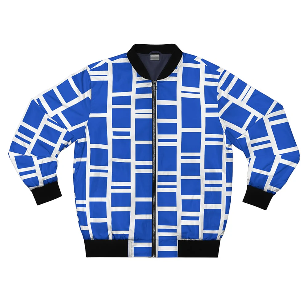 Jolene Classic Pattern Bomber Jacket