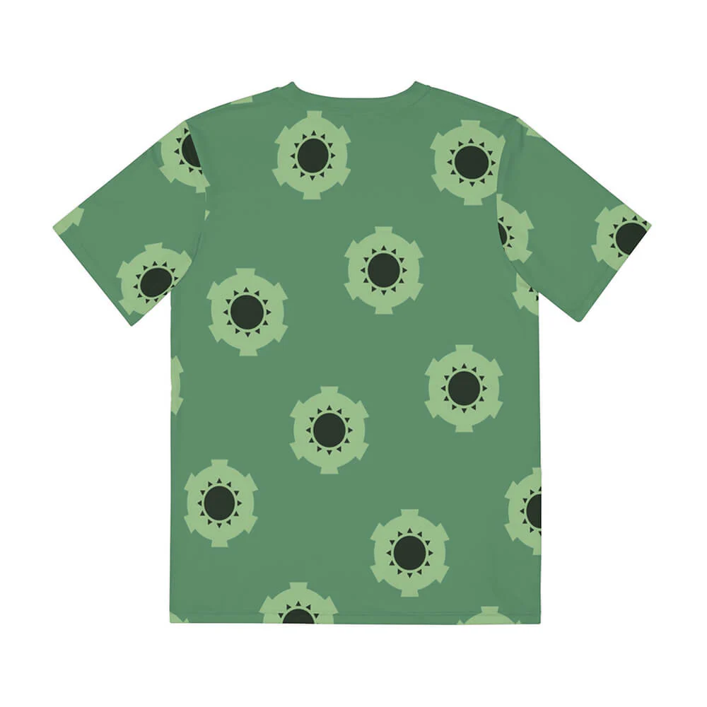 One Piece Zoro Wano Pattern T-Shirt