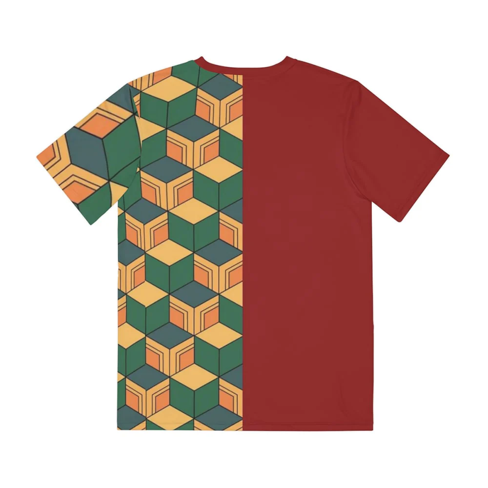 Naruto Water Pillar Color Overlap Pattern T-Shirt