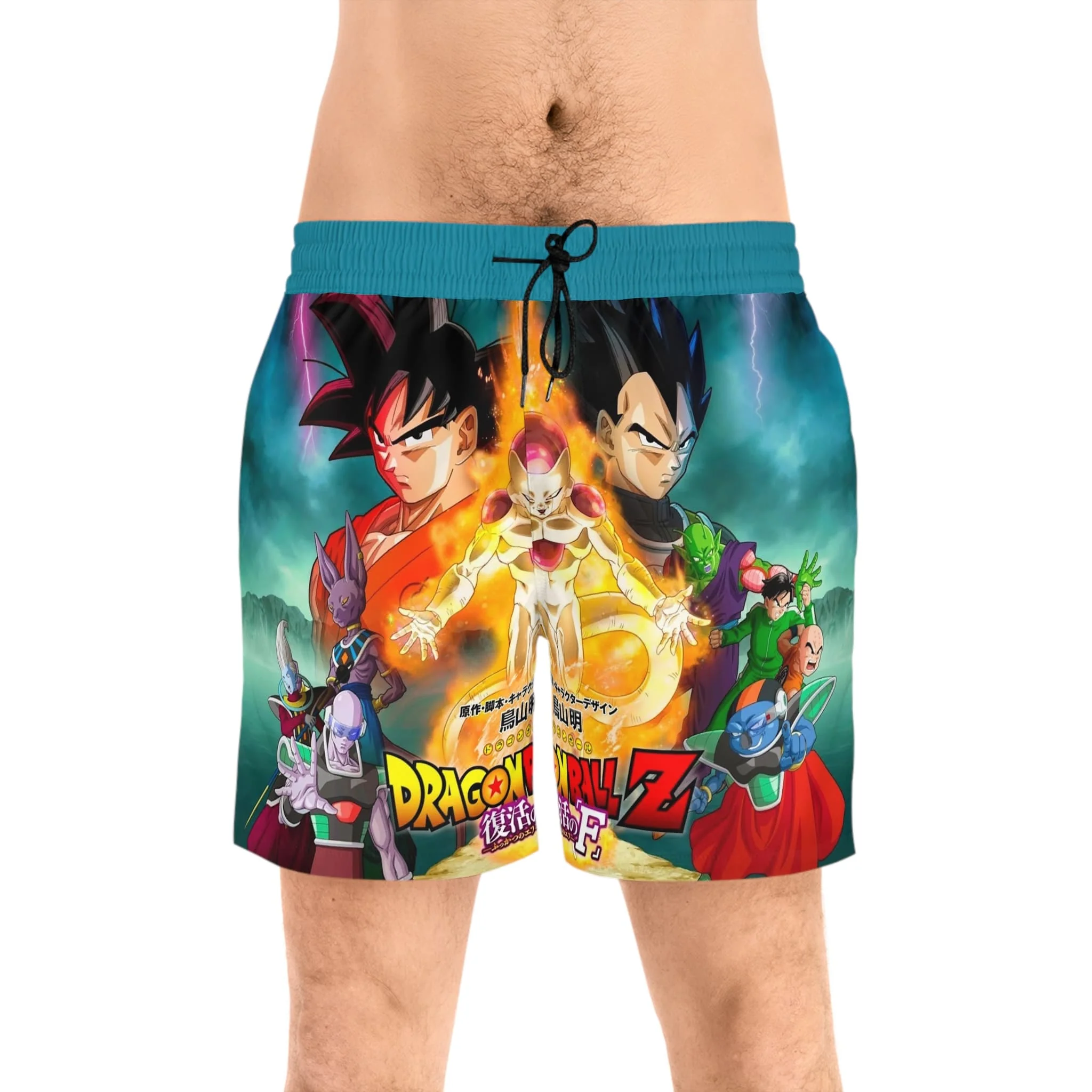 Dragon Ball Z Resurrection No F Movie Swim Trunks